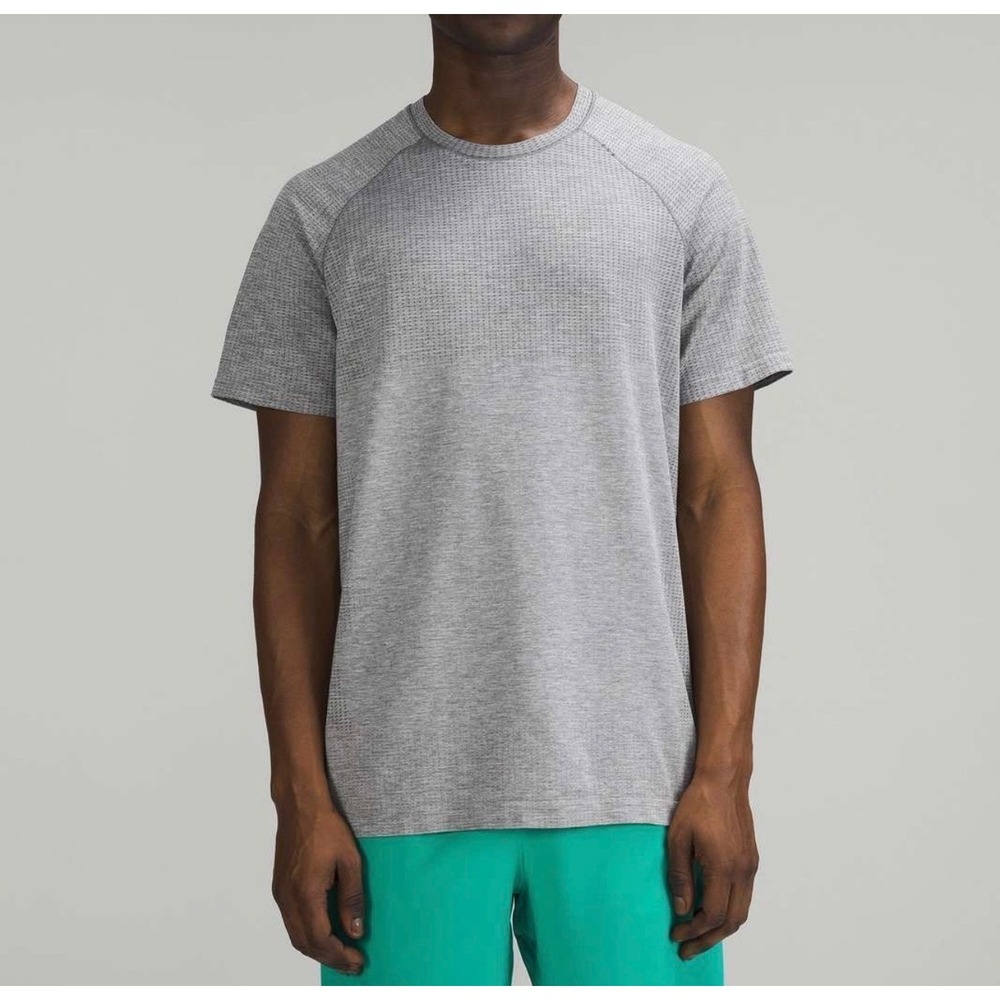 Lululemon Mens Metal Vent Tech Short Sleeve 2.0 Shirt XXL Heathered‎ Grey XXL